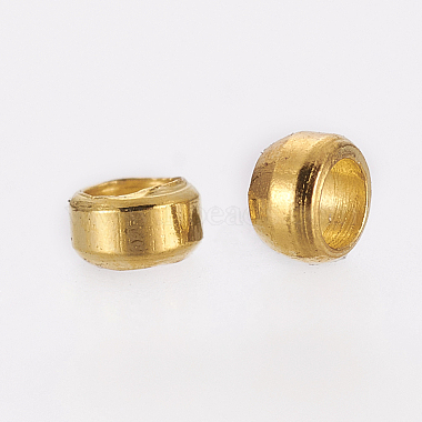 Brass Crimp Beads(E002-NFG)-3