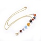 Universe Galaxy The Nine Planets Guardian Star Stone Necklaces(NJEW-JN02413-05)-1