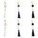 CHGCRAFT 6Pcs 3 Colors Cotton Thread Tassel Big Pendant Decorations(HJEW-CA0001-48)-1