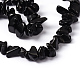 Natural Obsidian Chip Bead Strands(X-F079)-2