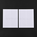 PET Heat Shrinkable Bag, Vacuum Cup Membrane, Shrink Film, Doubleport Bag, Rectangle, WhiteSmoke, 190x155x0.1mm(FIND-WH0099-53B)
