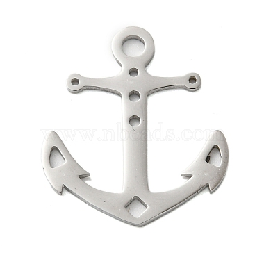 Stainless Steel Color Anchor & Helm 304 Stainless Steel Pendants