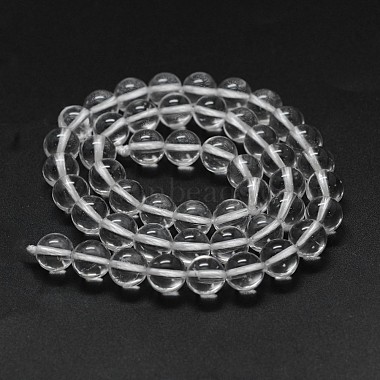 Natural Quartz Crystal Beads Strands(G-K285-04-6mm)-2