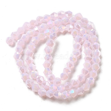 Imitation Jade Electroplate Glass Beads Strands(EGLA-A039-J2mm-B02)-2