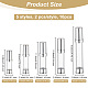 olycraft 10pcs 5 styles bouteilles à pompe en plastique(MRMJ-OC0003-79A)-2