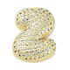 Rack Plating Brass Micro Pave Clear Cubic Zirconia Pendants(KK-R163-05Z-G)-1