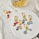 WADORN 2 Sets Alloy Enamel Flower & Butterfly Pendant Decorations(HJEW-WR0001-01)-3