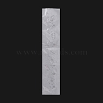 Glass Hotfix Rhinestone, Iron on Appliques, Costume Accessories, for Clothes, Bags, Pants, Crystal, Pattern: 360x45x1mm(DIY-WH0740-25A)