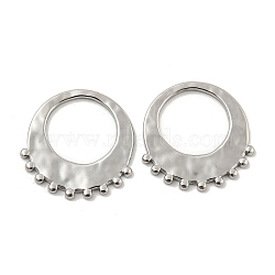 Non-Tarnish 304 Stainless Steel Linking Rings, Round Ring, Stainless Steel Color, 21.5x22x1.5mm(STAS-P356-02P)