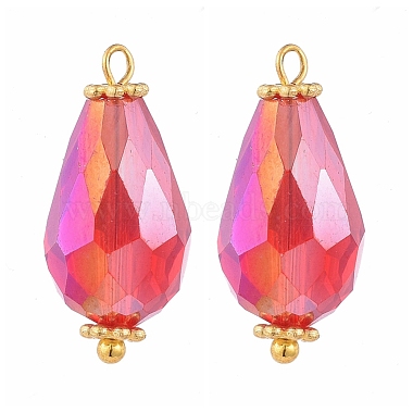 Electroplate Faceted Glass Pendants(X-PALLOY-JF00453-M)-2