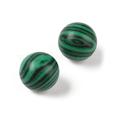 Synthetic Malachite No Hole Sphere Beads(G-K353-04A-44)-2