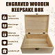 Rectangle Wooden Memory Keepsake Boxes with Lids(CON-WH0101-016)-4