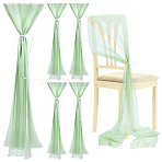 6Pcs Polyester Laces, Green, 1750~1770x190~200x0.2mm(AJEW-WH0816-552A)