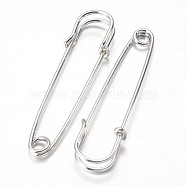 Iron Kilt Pins, Platinum, 64mm long, 18mm wide, 6mm thick, Hole: about 4mm(X-E027Y)