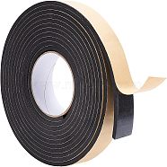 Strong Adhesion EVA Sponge Foam Rubber Tape, Anti-Collision Seal Strip, Black, 45x5mm, 5m/roll(TOOL-WH0129-27-28)