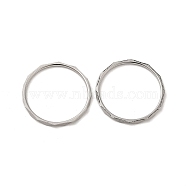 304 Stainless Steel Finger Ring, Stainless Steel Color, Inner Diameter: 18mm(RJEW-I101-03C-P)