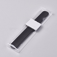 Hairdressing Magnetic Hair Pin Wrist Band, Hair Clip Holder Wrist Strap, Black, 245x55.9x14.1mm(WACH-WH0001-14)