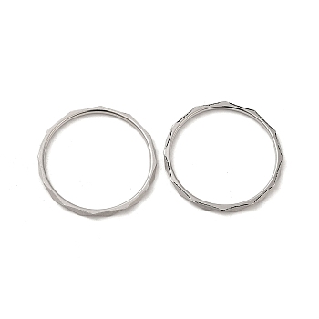 304 Stainless Steel Finger Ring, Stainless Steel Color, Inner Diameter: 18mm