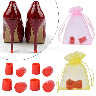 Gorgecraft 8Pair PVC High Heel Stoppers Protector(FIND-GF0002-08E)-5