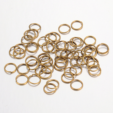 Iron Open Jump Rings(X-IFIN-A018-5mm-AB-NF)-1