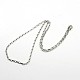 Box Chain Necklace for Men(NJEW-F027-17-2mm)-1