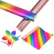 2 Rolls 2 Colors A4 Hot Stamping Foil Paper, Mixed Color, 195x195x21mm, about 5m/roll, 1 roll/color(DIY-SZ0002-80)