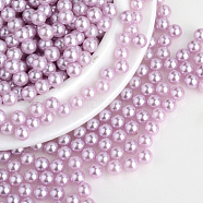 Imitation Pearl Acrylic Beads, No Hole, Round, Plum, 6mm, about 5000pcs/bag(OACR-S011-6mm-Z11)