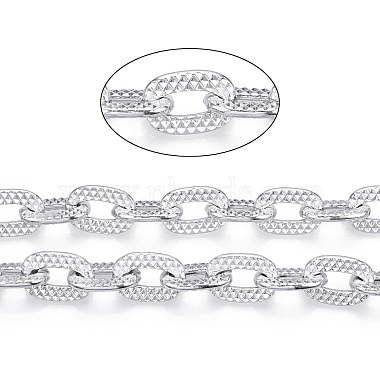 Aluminum Textured Cable Chain(CHA-N003-45P)-2