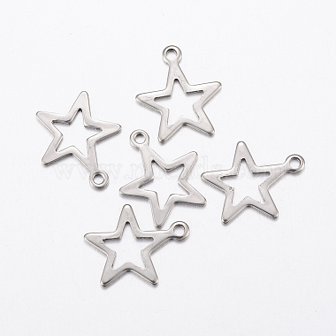 Stainless Steel Color Star Stainless Steel Charms