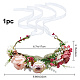 Cloth Artificial Flower Bridal Wreath(OHAR-WH0011-19)-2