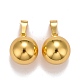 Brass Bell Pendants(KK-I682-01A-G)-1