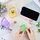 8Pcs 4 Colors Cute Mini Chair Shape Cell Phone Stand(AJEW-CP0007-15)-3