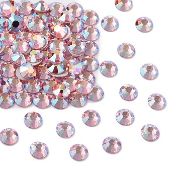 Preciosa&reg MAXIMA Crystal No Hotfix Flatback Stones, Czech Crystal, Dura Foiling, Round(438 11 615 Chaton Rose), 70020 200 Light Rose AB, SS10(2.7~2.9mm)