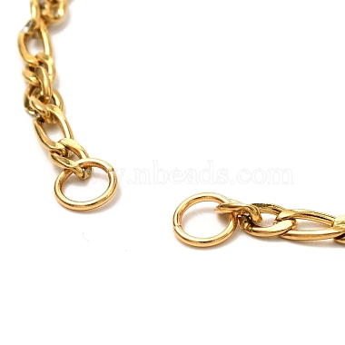 304 Stainless Steel Figaro Chains Bracelet Making(X-AJEW-JB01075)-3