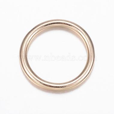 Matte Gold Color Ring Alloy Soldered Jump Rings