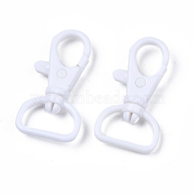 Opaque ABS Plastic Swivel D Rings Lobster Claw Clasps(SACR-N015-001)-5