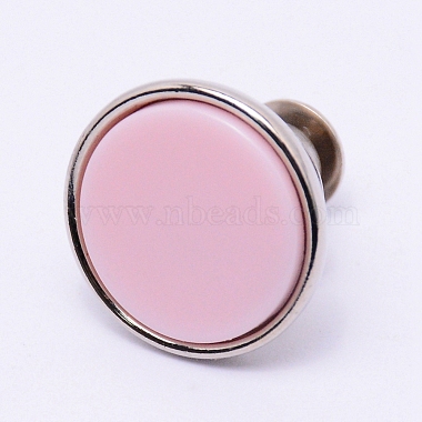 Pearl Pink Alloy Button