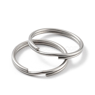304 Stainless Steel Split Key Rings(STAS-Q314-02I-P)-2