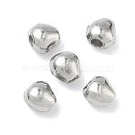 304 Stainless Steel Beads, Nuggets, Stainless Steel Color, 5x5x4mm, Hole: 1.6mm(STAS-D204-43P)