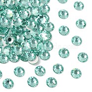 Preciosa&reg MAXIMA Crystal No Hotfix Flatback Stones, Czech Crystal, Dura Foiling, Round(438 11 615 Chaton Rose), 50005 Caribbean Sea, SS10(2.7~2.9mm)(Y-PRC-NSS10-50005)