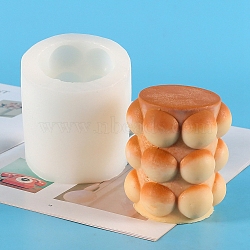 Column Food Grade Silicone Candle Molds, For Candle Making, Food, 9x11cm(PW-WG23551-01)