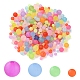 80G 4 Styles Transparent Acrylic Ball Beads(FACR-FS0001-02)-1