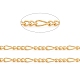 Chaine figaro laiton 3.28 pied(X-CHC-G012-04G)-2