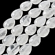 Brins de perles de cristal de quartz en forme de larme naturelle(G-L242-15)-1