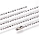 304 Stainless Steel Ball Chain Necklaces(NJEW-F249-03P)-1