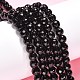 Black Stone Beads Strands(G-I087-6mm)-4