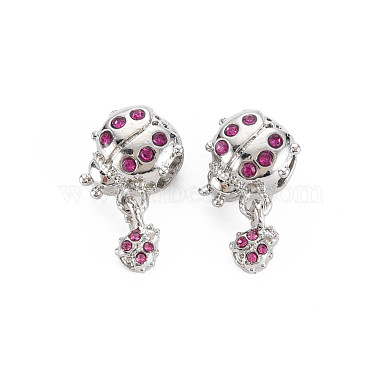 Insects Alloy+Rhinestone European Beads