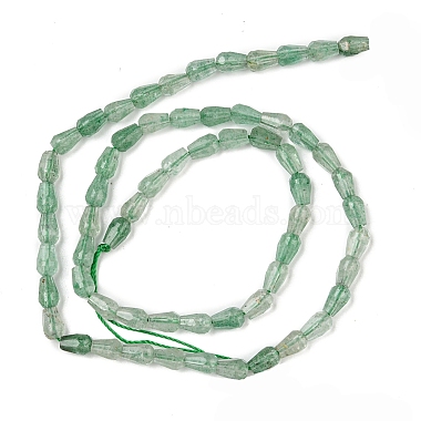 Natural Green Strawberry Quartz  Beads Strands(G-C080-B04-01)-2