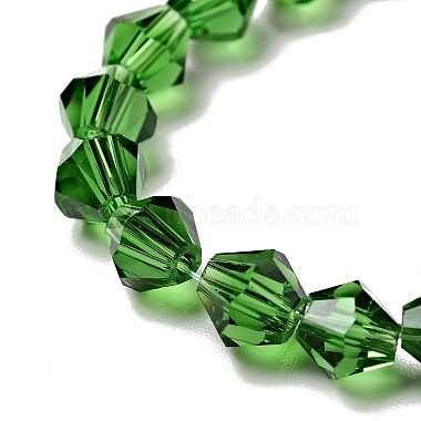 Half-Handmade Transparent Glass Beads Strands(GB6MM)-3