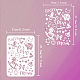 Plastic Drawing Painting Stencils Templates(DIY-WH0396-410)-2